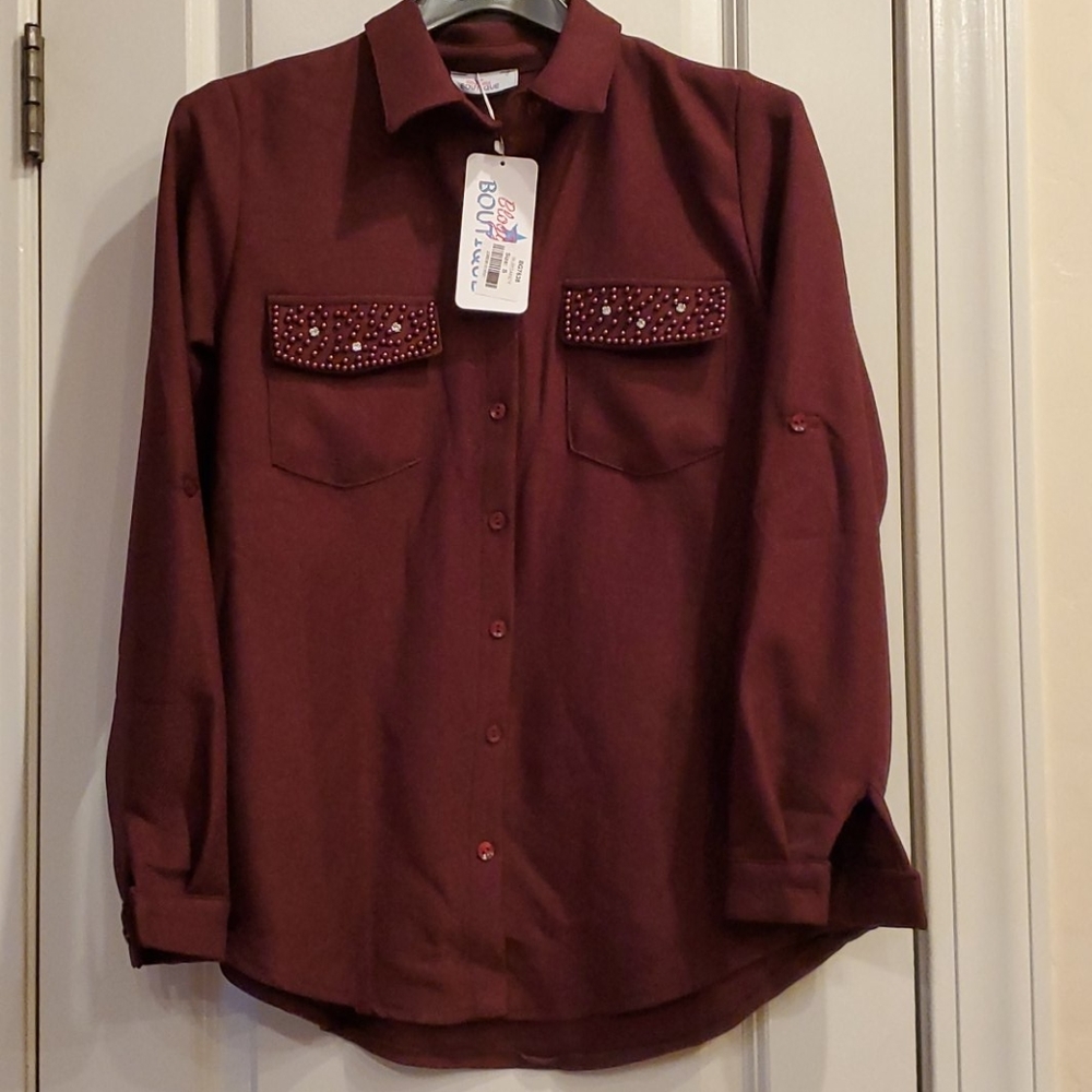 Western style casual blouse